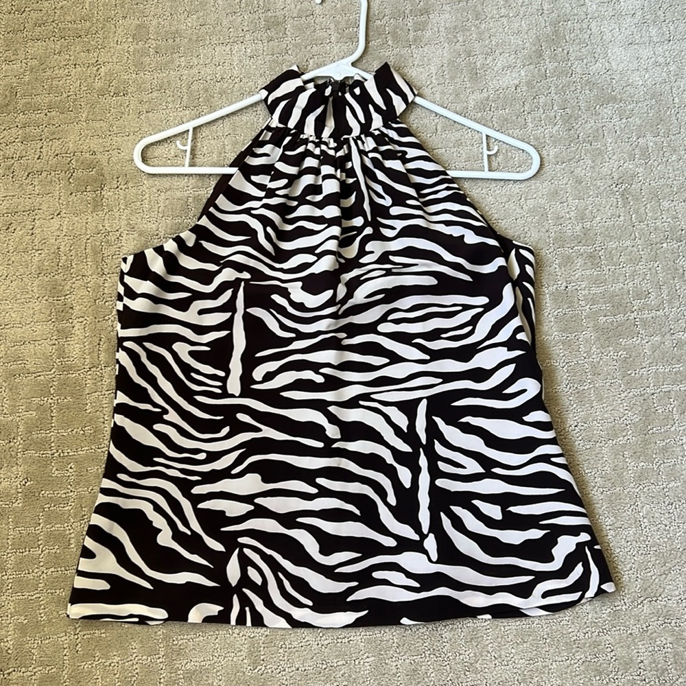 INC animal print top